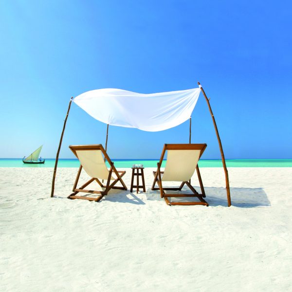 Deck Chairs On The Beach